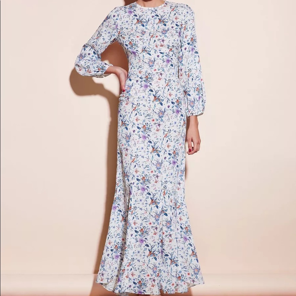 Fleur du Mal Mermaid Silk Maxi Dress